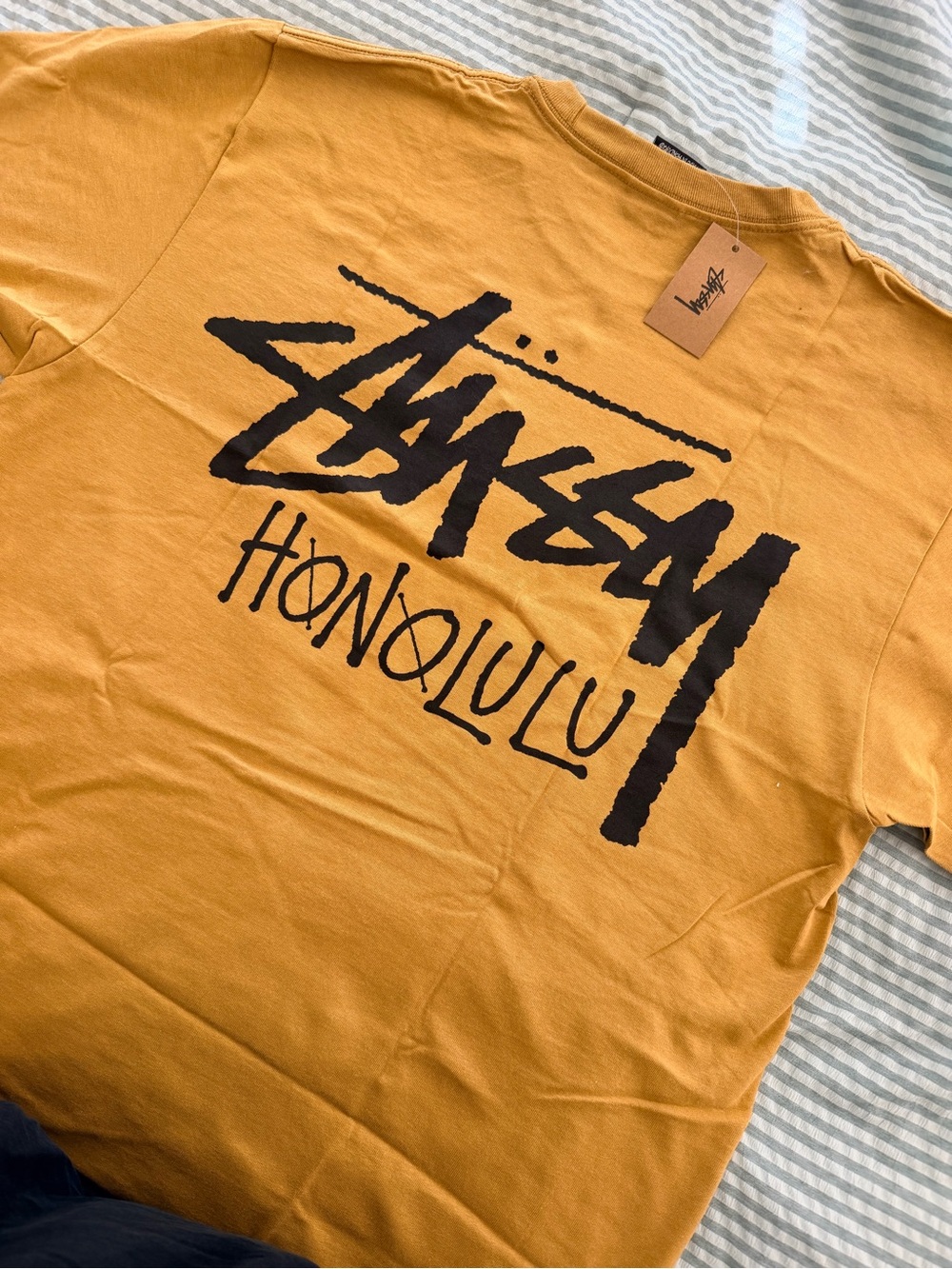 Stussy Honolulu Graphic T-Shirt - Mustard